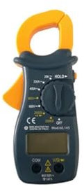 Multímetro Digital con Pinza Amperimétrica, medición de voltaje, corriente y resistencia; ideal para diagnóstico eléctrico y mantenimiento.