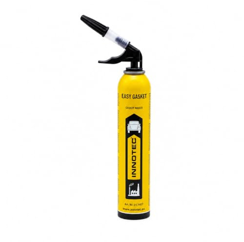 Innotec Sigillante motore Easy Gasket – Sigillante, guarnizione testa cilindrica, guarnizione per vasca d'olio, nero ad alta temperatura, guarnizione liquida – ingranaggi motore guarnizione coppa olio