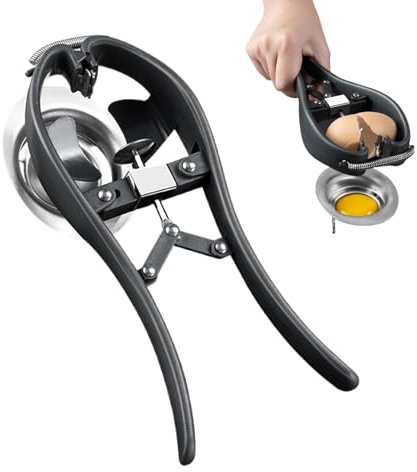 Abridor de cáscara de huevo - Abridor de huevos hervido suave, herramienta para galletas abridor de puntas de huevo | Separador de concha, separador de huevos crudo, cáscara de huevo de acero