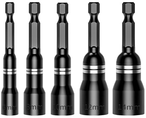 Presa potente Chiave esagonale interna Manico esagonale Cacciavite Asta di prolunga Inserto cacciavite Adattatore per presa utensile elettrico