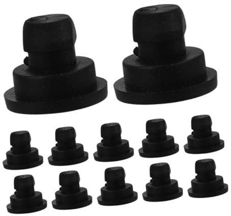 DOITOOL 12 piezas Patas de Repuesto para Olla Arrocera Gomas de Caucho Antideslizantes con Aislamiento Térmico y Reducción de Ruido para Cocina Segura y Estable