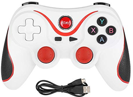 Manette de jeu Bluetooth4.0, manette de jeu sans fil pour téléphone T3, manette de jeu pour poignée de jeu pour machine de jeu hôte smartphones, tablette PC, pour téléviseurs intelligents