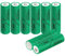 Wiederaufladbare AA-Batterien, 600 mAh, HR6, für Garten-Solarleuchten, vorgeladen, 8 Stück