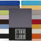 STUDIO Basic Spannbettlaken 90x200 cm Doppelpack – Jersey-Spannbetttuch aus 100 % gekämmter Baumwolle – Grau – Öko-Tex Zertifiziert, bügelfrei & elastisch – für Matratzen 15–25 cm