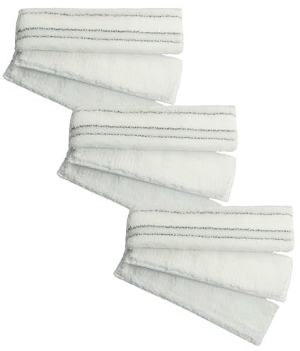 vhbw Wischtuch Set (9-tlg.) kompatibel mit Thomas Aqua+ Multi Clean X7, Aqua+ Pet & Family Staubsauger - 3x Pad für Fliesenreinigung, 6x Pad für Parkettreinigung