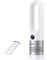 IcyAir Rotorloser Ventilator, Turmventilator sehr Leise, 35 dB, 90° Oszillation, 8 Geschwindigkeiten, 9H Zeitschaltuhr, Kindersicher, LED-Anzeige, Ventilator Schlafzimmer Leise mit Fernbedienung