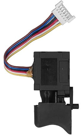 Srliya Control Push Botón Interruptor de Taladro Universal Velocidades de Perforación Eléctrica Universal Bloqueo de Control Botón 42V