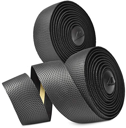 MARQUE Pro Bike Handlebar Tape – Road Cycling Bicycle Padded Handle Bar Wrap with Non-Slip Grip for Drop Bars – 2PCS per Set