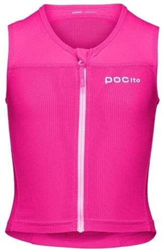 POC Pocito Vpd Air Vest Casco de esquí para niños, Fluorescent Pink, L
