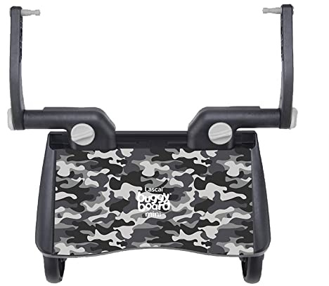 Lascal BuggyBoard Mini Special Edition | Universal Board, Compatible with Over 99% of Pushchairs | Ideal for Smaller Strollers | Camo