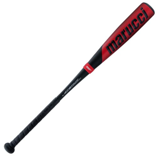 Marucci Cat Connect 2 (-11), 2 5/8 Barril, Bate de béisbol de EE. UU Aluminio, Niños, Blanco y Rojo, 27 16 oz