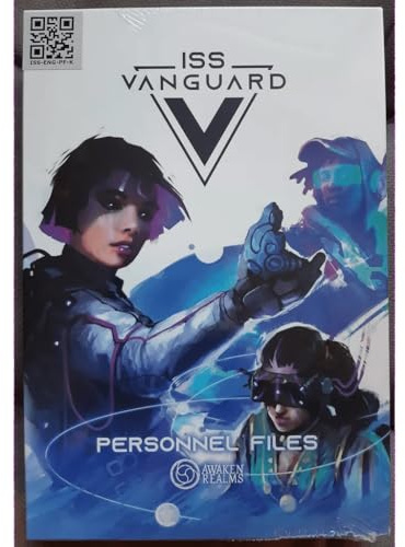 ISS Vanguard Board Game Personnel Files Expansion | Cooperative Sci-FI Strategy Game for Adults and Kids | Ages 14+ | 1-4 Players | Average Playtime 90-120 Minutes | Made by Awaken Realms