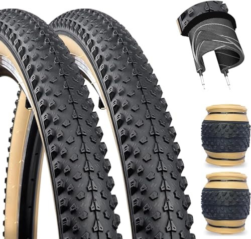 ZUKKA 2er-Pack MTB Fahrrad Reifen 26 Zoll 26x 2.125 Mantel Mountainbike-Reifen Faltbarer Reifen Ersatz für BMX Elektrofahrrad