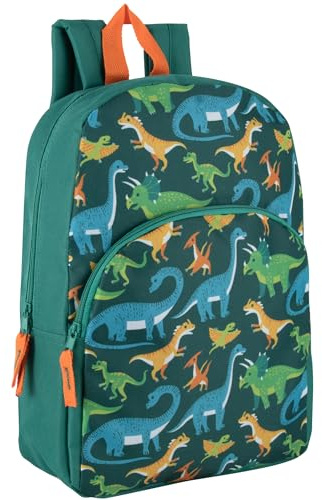 Trail maker 15 Inch Kids Backpacks for Preschool, Kindergarten, Elementary School - Adjustable, Padded Straps (Prehistoric Pals)