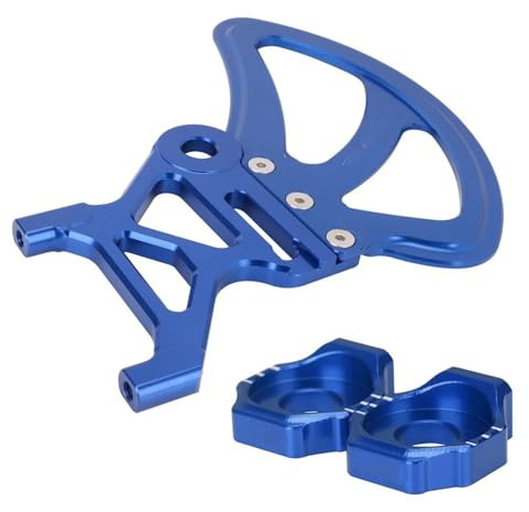 Brake Dust Shield Fit For Surron X S Fit For Segway X160 X260 TALARIA MX3 MX4 Rear Chain Adjuster Axle Block Brake Disc Guard Cover(Set Blue)