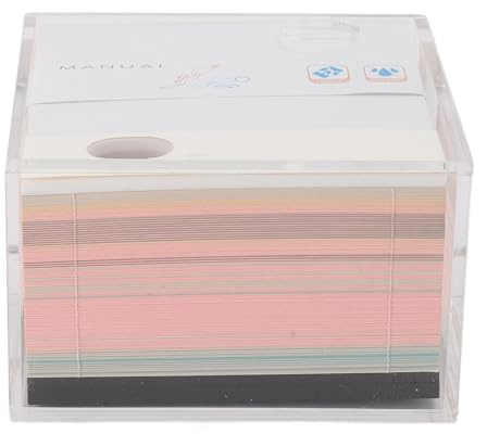 TOPINCN Bloc-notes 3D en Forme de Château D'amour, Bloc-notes Non Collant avec Lumières Intégrées et Porte-stylo, pour Décoration de Bureau et de Maison,