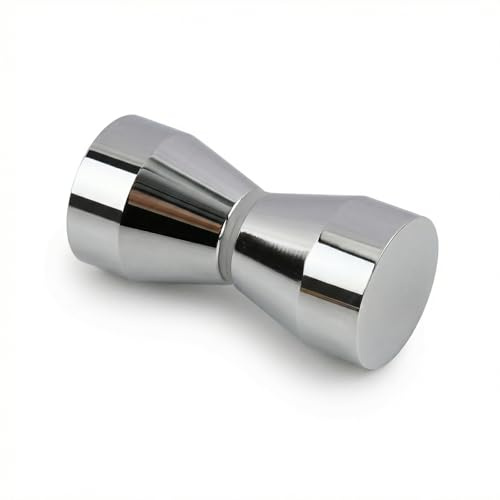 Ziyonix 1 Pezzi Maniglia di Porta della Doccia, Maniglie per Porte Maniglia Per Porta Rotonda Pomolo per Porte Vetro in Lega di Alluminio Pomolo Per Porte Vetro per Cucina Bagno Casa Hotel (30mm)