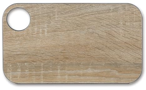 Arcos Planche à Découper Antibactérienne Cuisine - Résistante Lavage Lave-vaisselle, Protège Couteaux, 24x14 cm, Fibre Cellulose Résine, Marron, Écologique