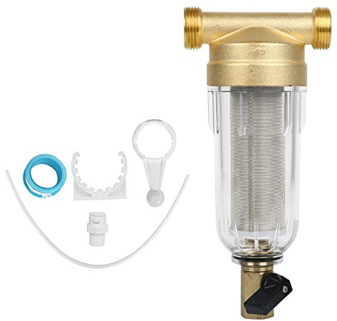 Wasserfilter Wiederverwendbare 3/4 Zoll Wasser Filter Vorfilter Sedimentfilter, Wasserhahn Ersatzfilter zur Brunnenwasserfilter Trinkwasser, Filterkombination