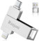 Rinjani Pendrive 256 GB para iPhone Apple Certificación Capacidad Real, (Sin App)Pen Drive USB C para iPhone 15/16,OTG Android Smartphone,iPad,Mac,PC,Memoria USB 3.0 Externa Photo Stick MFi Lightning