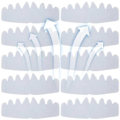 Forros para Gorras Protección contra El Sudor | 10 Unidades Bandas Absorbentes Protector Antisudor - Banda Absorbente Evita Manchas y Olores para Deporte y Gimnasio