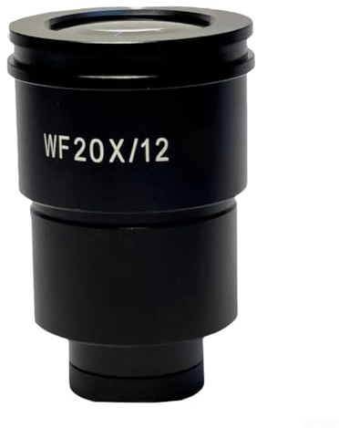Oculare per microscopio stereo ad ampio campo WF10X/20, WF10X/22, WF10X/23, WF20X/10, WF20X/12 ad alto angolo di visione, obiettivo in vetro completamente ottico, rivestimento antiriflesso FMC