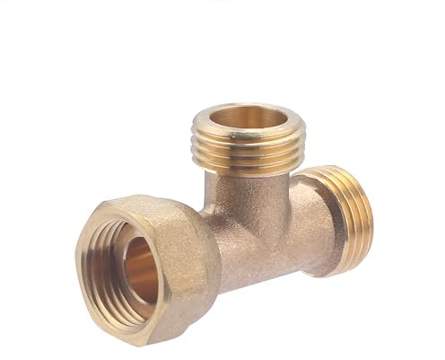 Té Laiton Mâle Mâle Femelle Ecrou Tournant à Visser 15x21 (1/2) NOYON & THIEBAULT