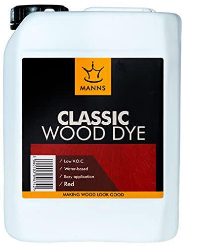 Manns Classic Wood Dye - Red - 100ml Sample