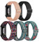 Gugobit 5 Pezzi Cinturino Compatibile con Fitbit Charge 6/5 per Donne e Uomini, Sportivo Ricambio in Nylon Regolabile Traspirante
