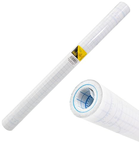 Idena 20168 - Buchfolie selbstklebend transparent, 1 Rolle 5 m x 45 cm, Buchumschlag aus Kunststoff