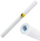 Idena 20168 - Buchfolie selbstklebend transparent, 1 Rolle 5 m x 45 cm, Buchumschlag aus recyceltem Material