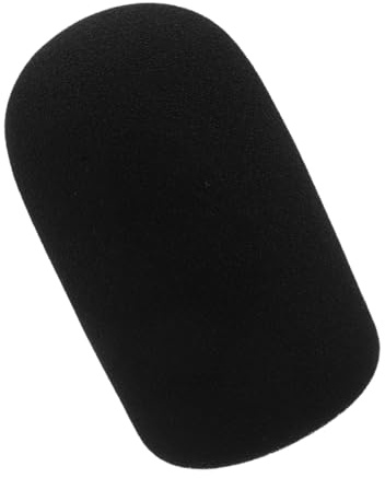 NUOBESTY Protector De Micrófono De Parabrisas Filtro Antiviento Fácil De Instalar y Lavable Adecuado Para Micrófonos De Estudio y