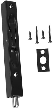 LALAFINA Puertas De Pantalla Retráctiles Empotradas Con Pestillo Tipo Caja Para Puertas Francesas Cerradura De Puerta Adicional Desde El Interior Cerradura De Puerta Interior