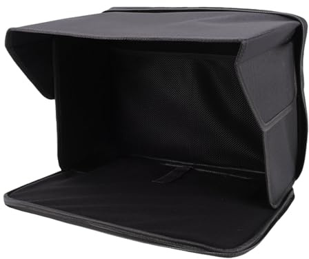Dilwe Laptopfodral, Bärbar Bärbar Solskydd i Polyester med Skyddshuva, Vikbart Skydd för 16 Tums Dator