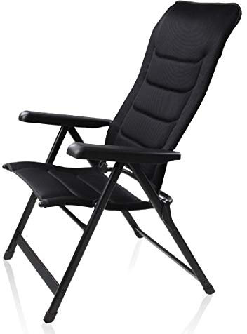 your GEAR Sovana 3D - XXL Campingstuhl Hochlehner - 6-Fach Verstellbarer Gartenstuhl mit 3D Mesh Bezug - Quick Dry Polsterung - ergonomisch wetterbeständig klappbar - Belastbarkeit 160 kg