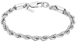 LOTUS STYLE Pulsera Hombre Acero Inoxidable 316L Brazalete de Diseño Sofisticado, Confortable y Resistente al Agua - Pulseras Hombre - Plateada 195.00 mm LS2233-2/1 - Ideal para Regalo