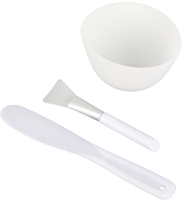 Set di Ciotole per la Miscelazione della Maschera per il Viso, Kit di Strumenti per la Miscelazione della Maschera Facciale con Spatola per la Ciotola della Maschera per il Viso Pennello per Maschera