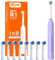 Bitvae R1 Rotating Electric Toothbrush with 8 Brush Heads for Adults and Kids, 60-Day Battery Life, 5 Modes Rechargeable Power Toothbrush with 2-Minute Smart Timer, Purple