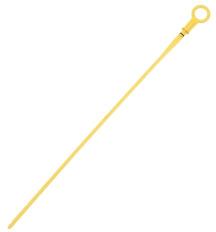 A ABSOPRO Jauge De Niveau D'Huile Moteur No.7700273904 Indicateur De Niveau D'Huile À Double Trou Pour Renault Clio 1.4L / 1.6L K7M / K7J Plastique Métal Jaune