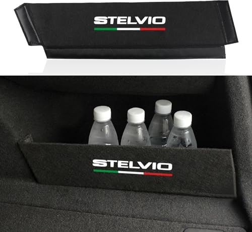 OYDDL 1 organizer per bagagliaio per auto compatibile con accessori Alfa Romeo Stelvio 2017 2018 2019 2020 2021 2022 2023 2024