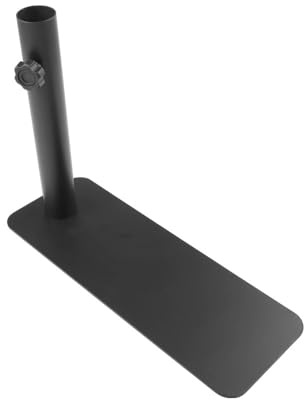 MonoSora Supporto portatile per pneumatici, struttura in acciaio resistente, diametro 3,8 cm, design staccabile per campeggio, eventi tailgating, nero