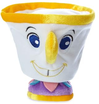 Disney Store Official Chip Mini Bean Bag, Beauty and the Beast, 13cm/5”, Kids Cuddly Toy Plush Character Figure, Suitable for Ages 0+