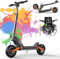 JOYOR E Scooter S10S mit Zwei Motoren, 60V18Ah Elektroroller Fährt 70-85 Km, Mit Doppeltem Hydraulischem Bremssystem Und Doppelter Stoßdämpfung, Faltbarer E Roller Mit 10 geländereifen