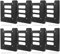 VOANZO Lot de 8 supports de disque dur SSD de 6,3 cm à 8,9 cm avec vis en métal noir