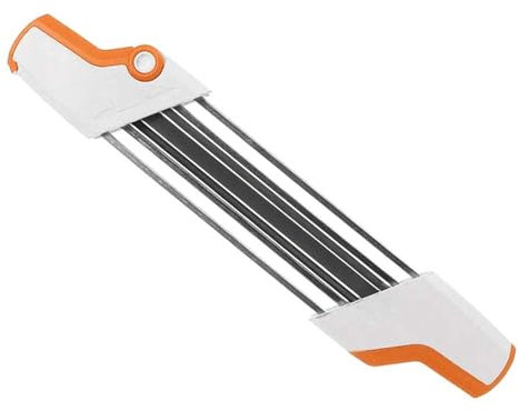 1 Piece Affûteuse de Lime à chaîne de tronçonneuse en métal 2 en 1 Facile 0,325 4,8 mm remplacer