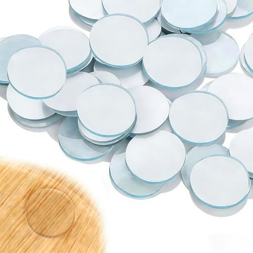GUOYOU 100 Piezas Lagrimas Silicona Adhesivas，Cristales para Mesas Almohadillas Parachoques Hojas Acrílico Círculos Transparentes 20Mm 25Mm 27Mm 30Mm，Antideslizante Almohadillas Transparentes