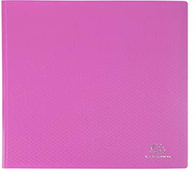 Exacompta visningspärm Opak A4 80 fickor rosa