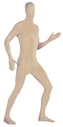 Zebery Body de disfraz para hombre, mallas de cuerpo completo para hombre, traje de elastano para Halloween, disfraz de cosplay, Color de la piel, XXL