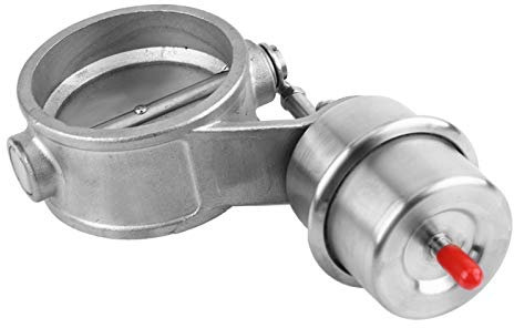 Valvola di Controllo dello Scarico, Valvola Scarico Auto Universale 2,5 per Accessori per Veicoli con Tubo D 63 MM Valvola per Marmitta Depressione(Normalmente chiuso)