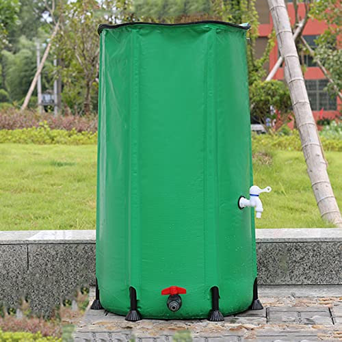Portable Collapsible Rainwater Tank with Filter Spigot Overflow Kit Ideal Rain Barrel Water Butt for Efficient Rainwater Collection and Watering Equipment